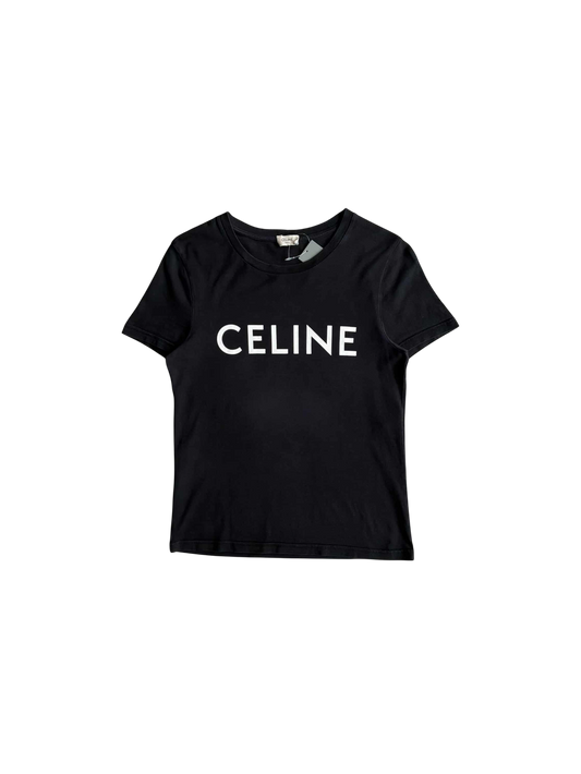 Celine Womens Script Tee