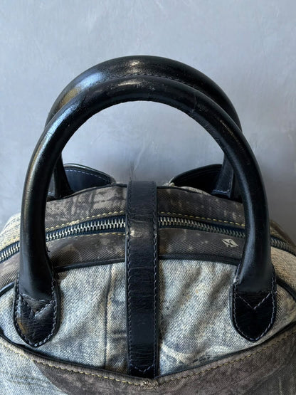 Dior Denim Speedway Saddle Bowler Bag