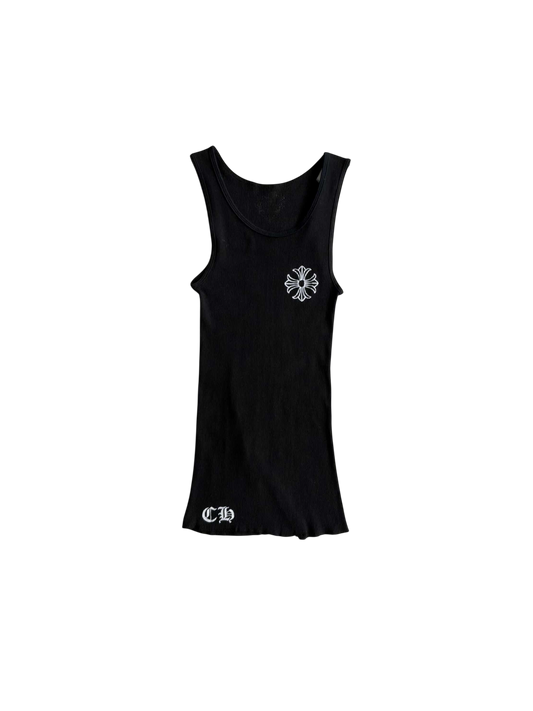 Chrome Hearts Cross Badge Thermal Tank Top