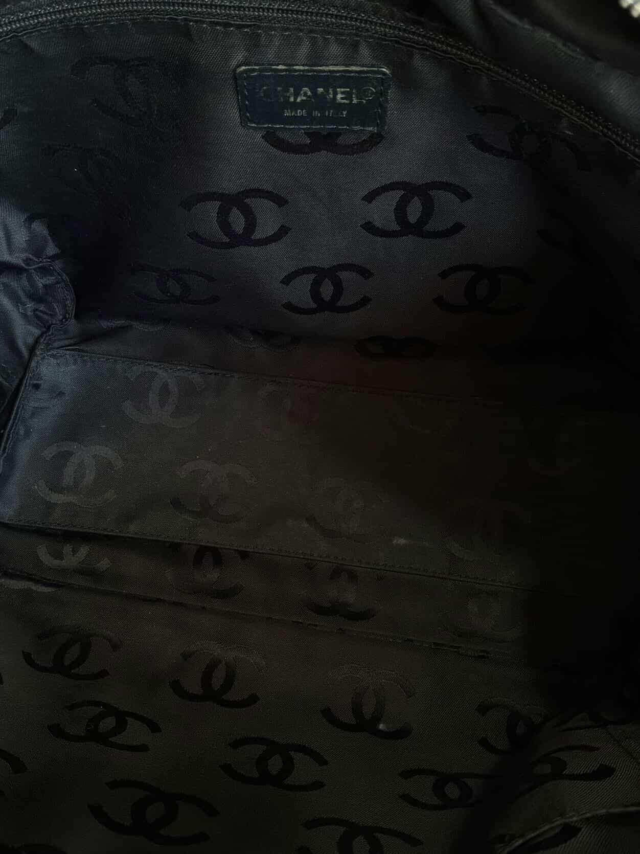2002 Chanel Quilted Lambskin Boston Bag