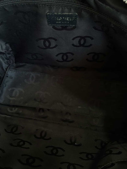 2002 Chanel Quilted Lambskin Boston Bag