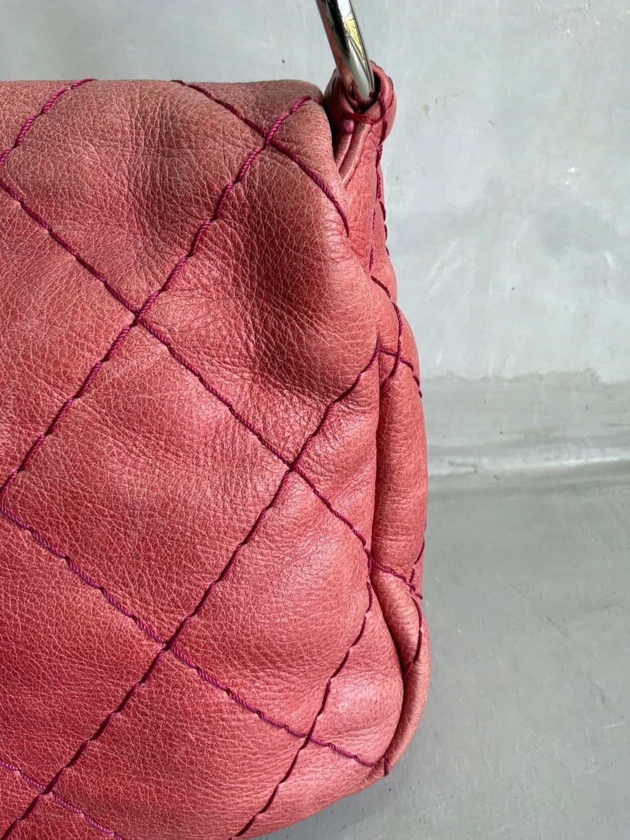 2009 Chanel On The Road Quilted Shoulder Bag