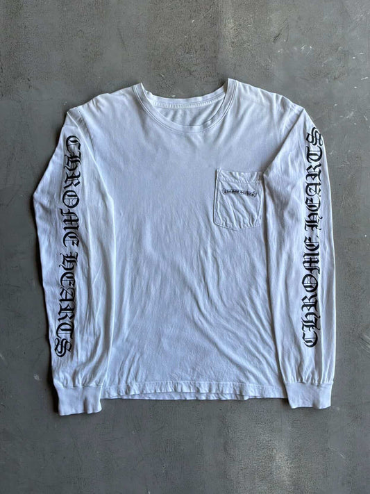 Chrome Hearts Scroll Logo Longsleeves