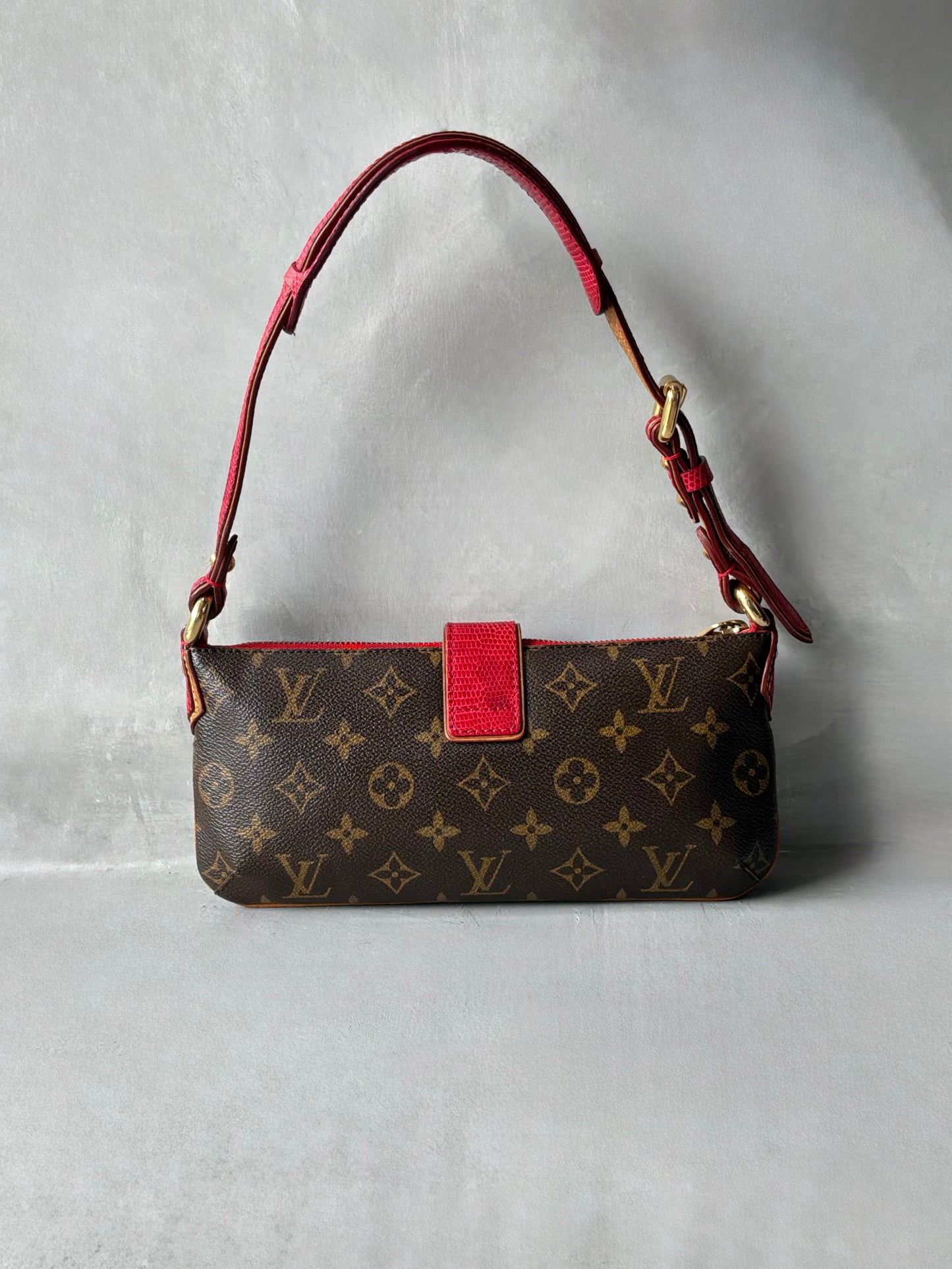 Louis Vuitton x Murakami Cherry Lizard Trim Pochette