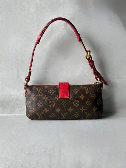 Louis Vuitton x Murakami Cherry Lizard Trim Pochette