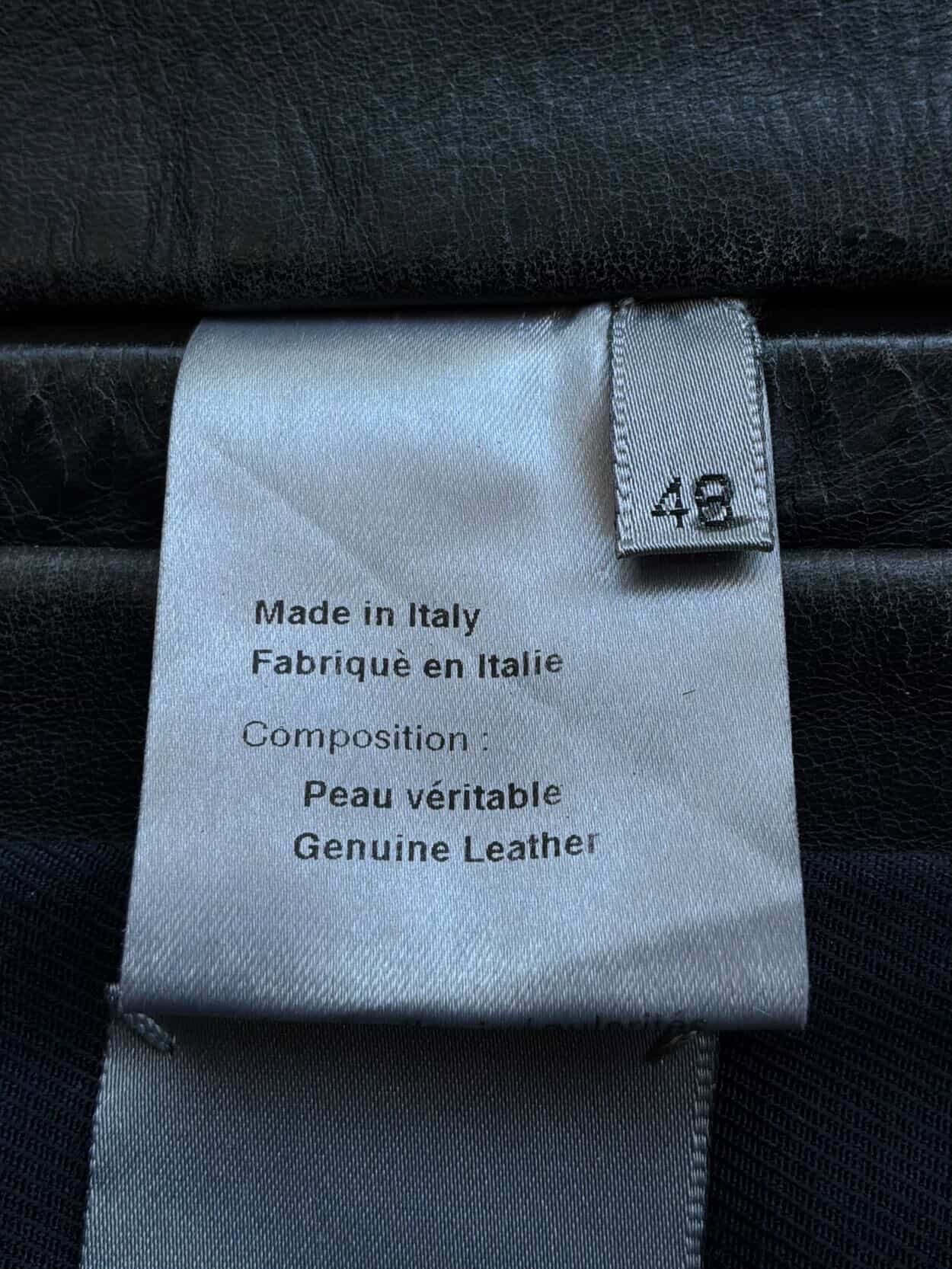 2003 Dior Hedi Slimane Leather Jacket