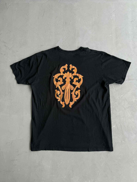 Chrome Hearts Orange Stripped Dagger tee