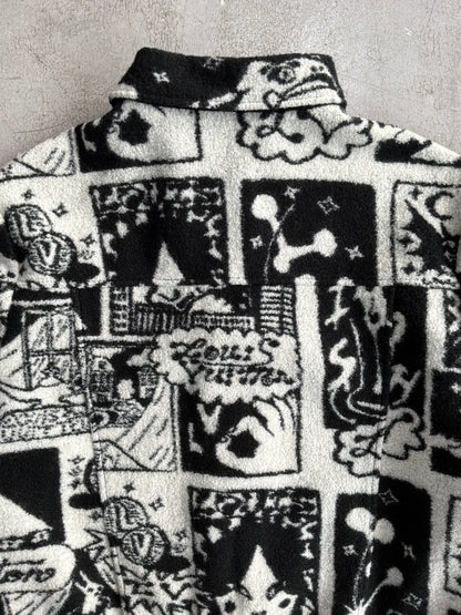 Louis Vuitton Comics Sherpa Trucker Jacket