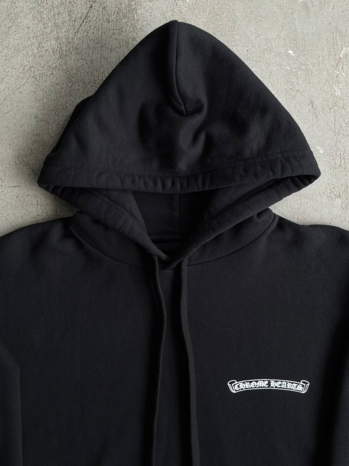 Chrome Hearts Scroll Logo Pullover Hoodie