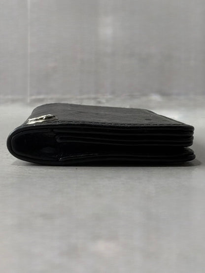 Chrome Hearts Scroll Leather Card Holder