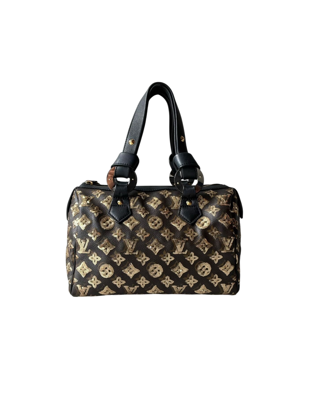 Louis Vuitton Gold Sequins Speedy 28 Bag