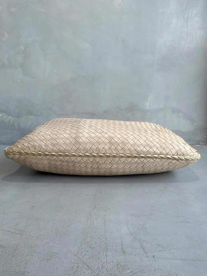 Bottega Veneta Intrecciato Cream Hobo Bag