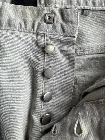 Dior Homme Hedi Slimane Era Gray Denim Jeans