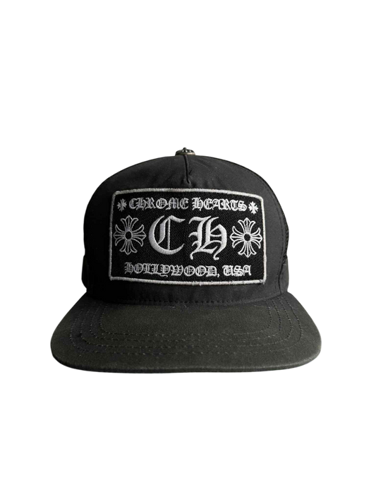 Chrome Hearts Black on Black Trucker Hat