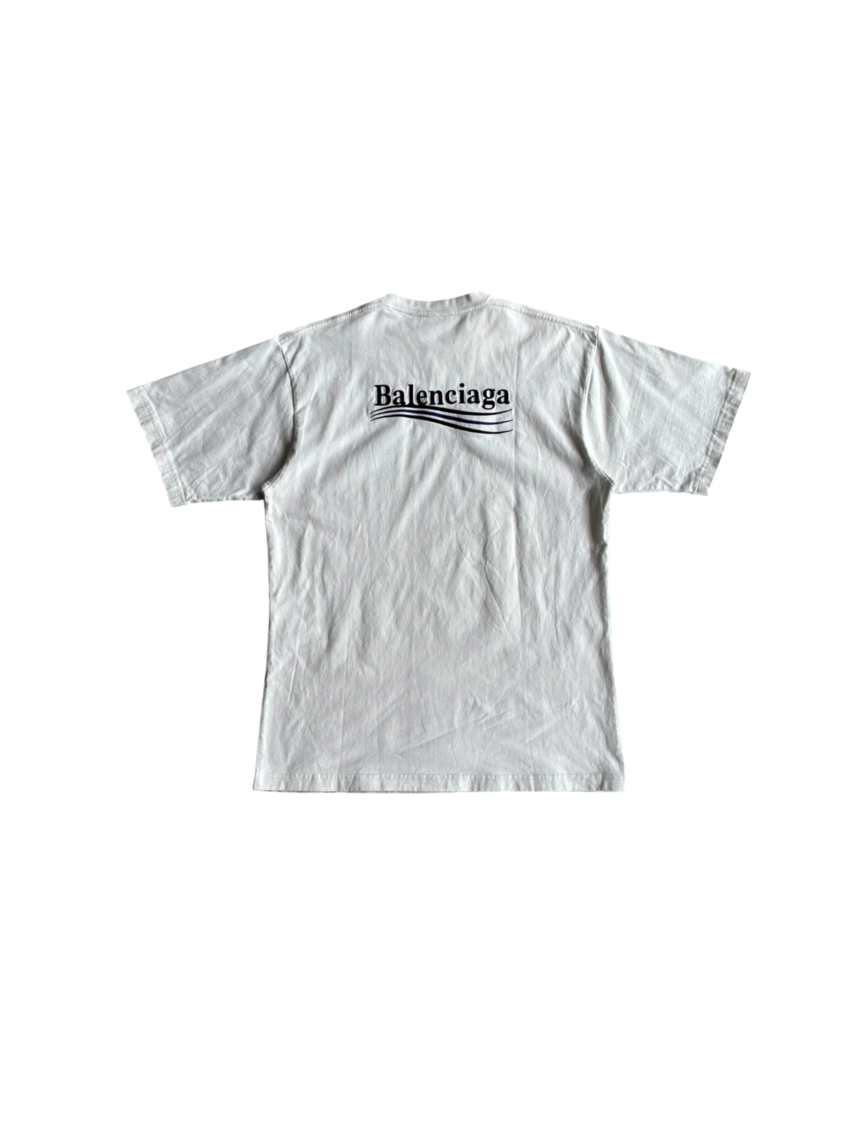 Balenciaga Political Campaign Embroidered Tee