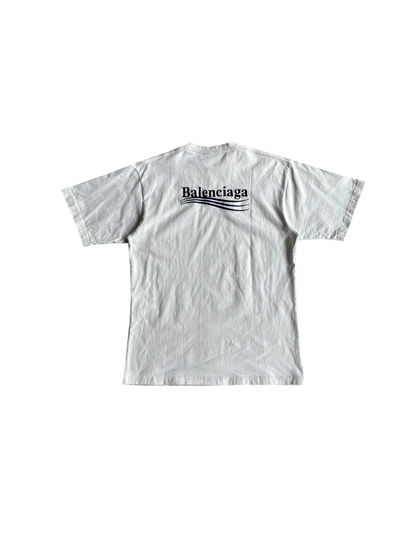 Balenciaga Political Campaign Embroidered Tee