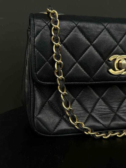 1980’s Chanel Mini Diamond Quilted Shoulder Bag