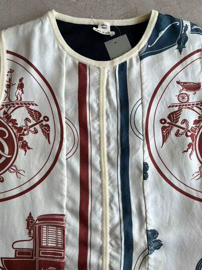 Hermes Margiela Era Silk/Cashmere Top
