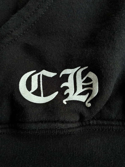 Chrome Hearts Horseshoe Script Thermal Zip Hoodie