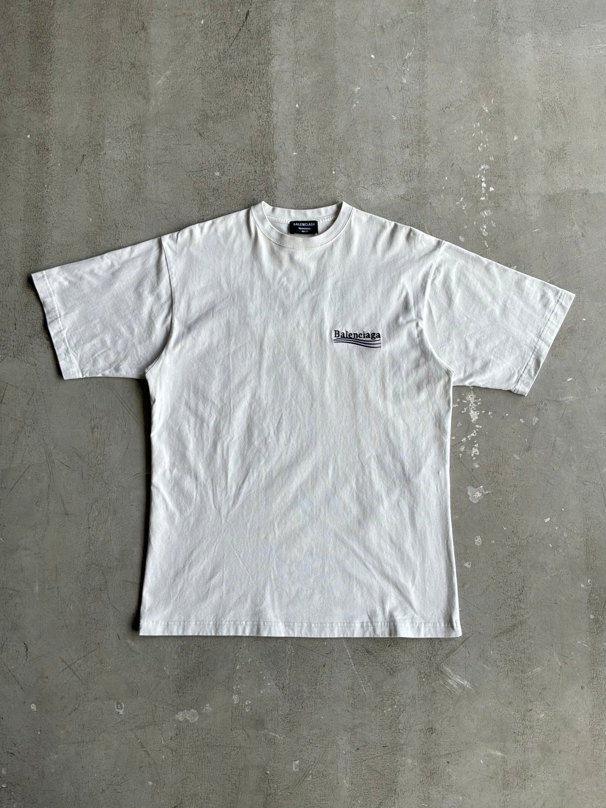 Balenciaga Political Campaign Embroidered Tee