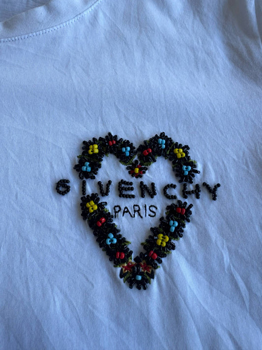 Givenchy Beaded Logo Tee