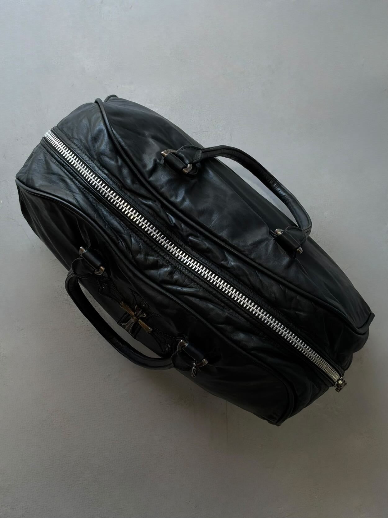 90’s Chrome Hearts Cross Embellished Bowler Bag