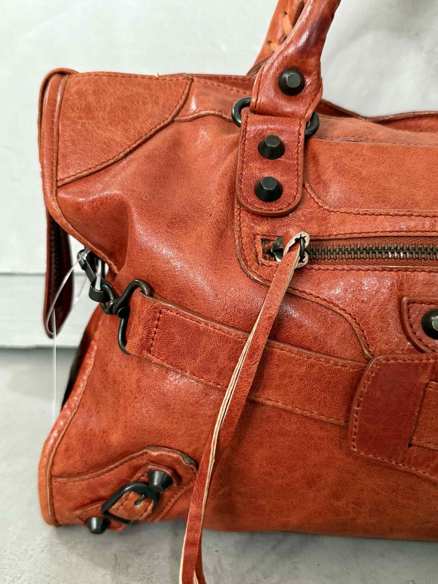 Balenciaga City Orange Classic Bag