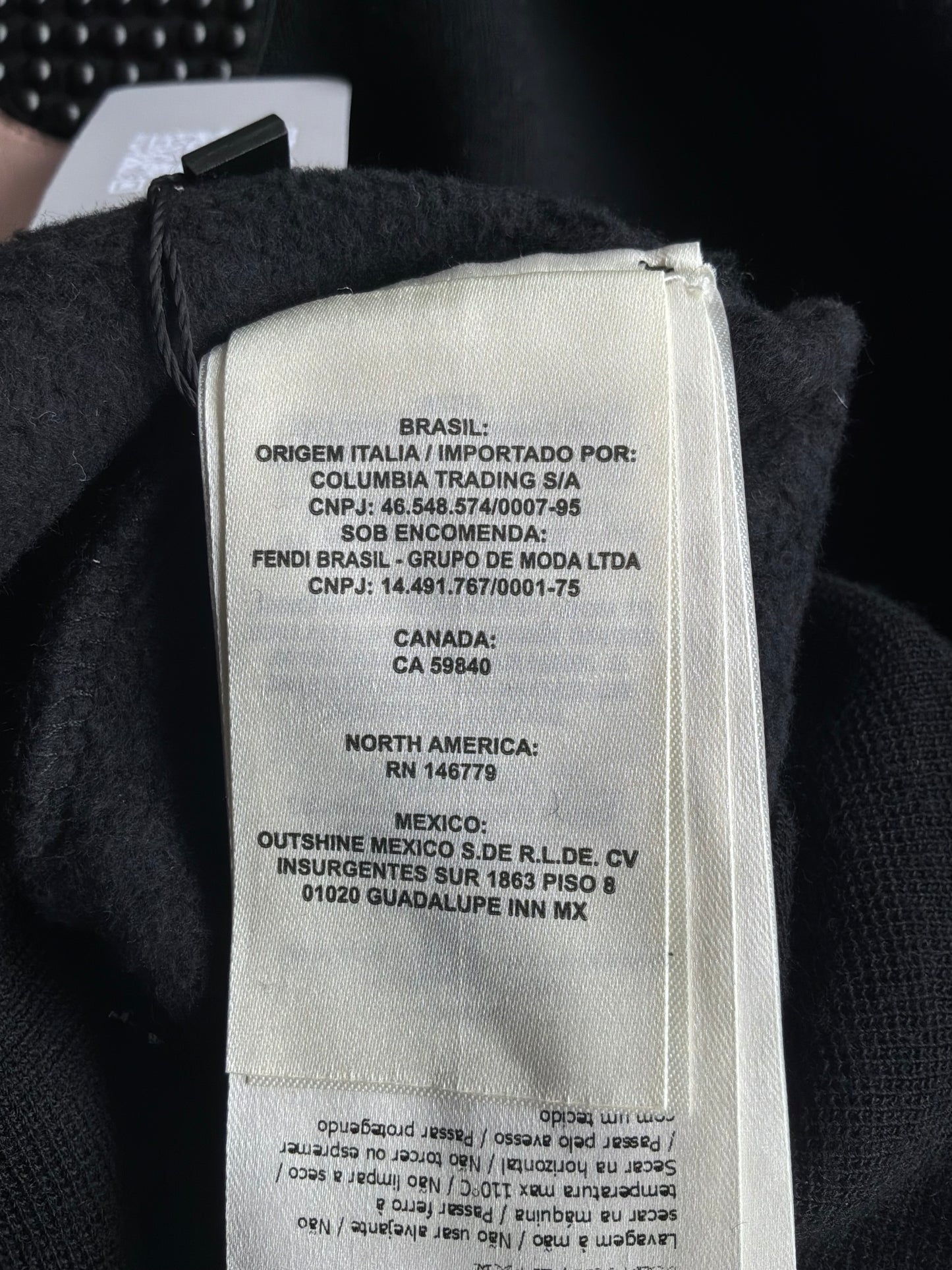 Fendi Karl Lagerfeld Black Crewneck