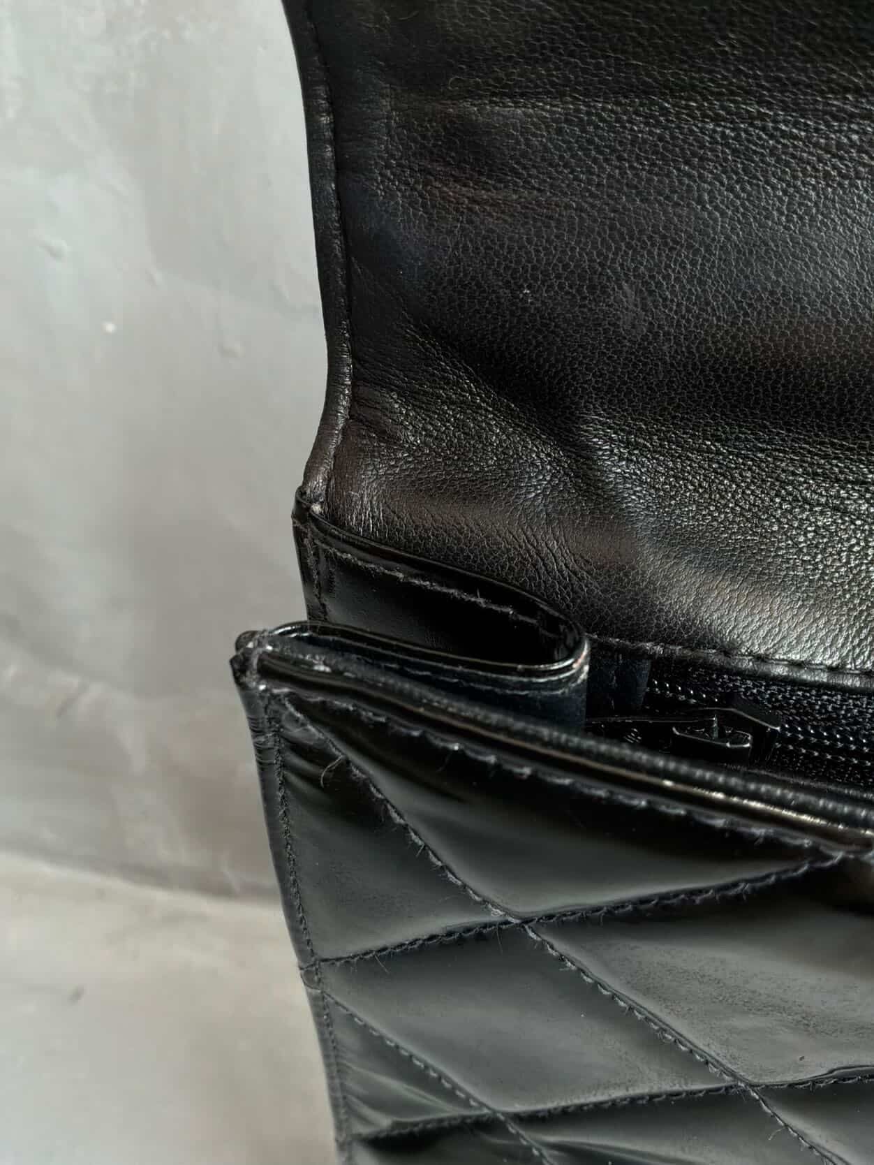 90’s Chanel Patent Leather Briefcase