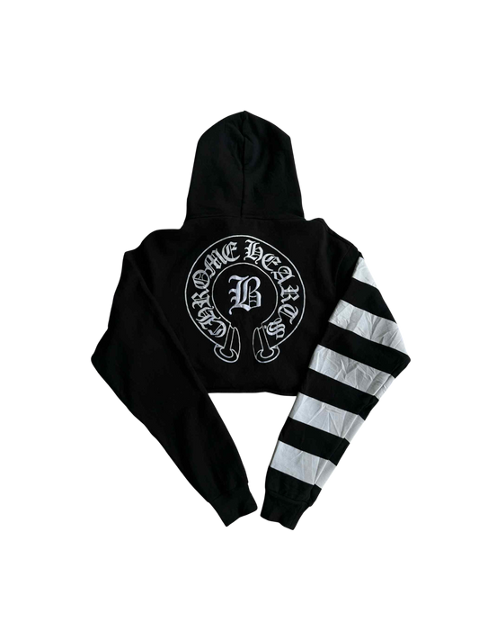 Chrome Hearts Bella Hadid Cropped Hoodie