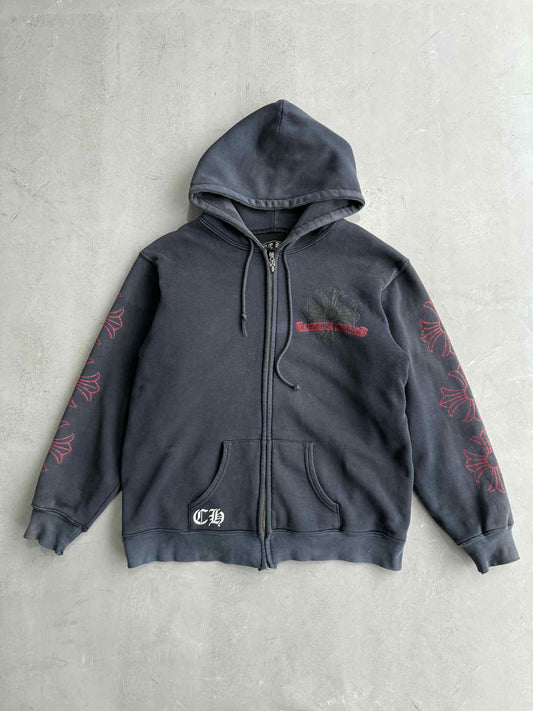 Chrome Hearts Red Horseshoe Hoodie