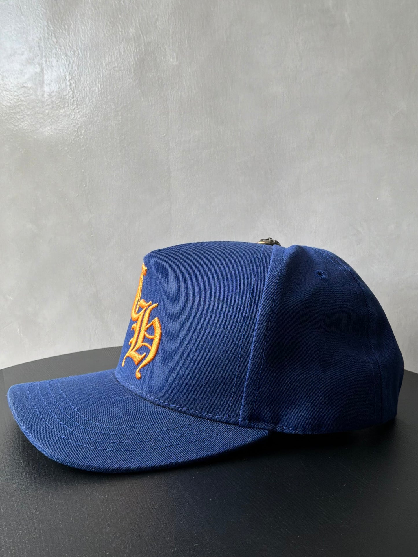 Chrome Hearts Blue Embroidered Baseball Hat