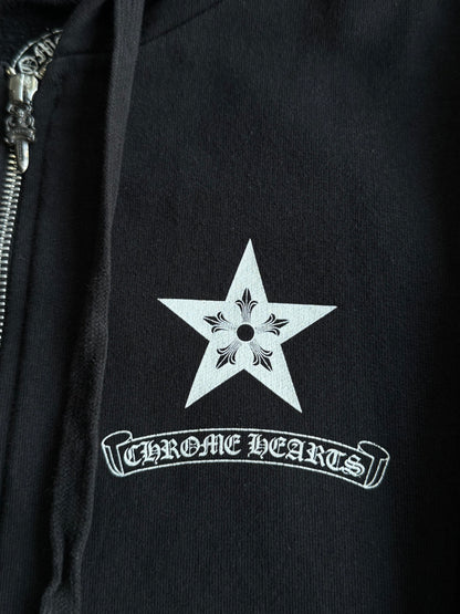 Chrome Hearts ‘Star’ Zip Hoodie
