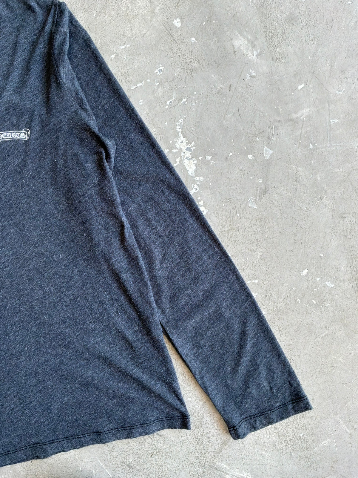 Chrome Hearts Spine Cross Gray Longsleeves