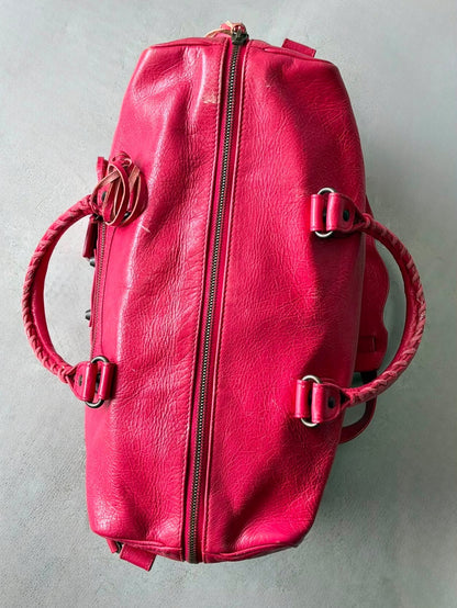 Balenciaga Large Twiggy Red Lambskin Bag