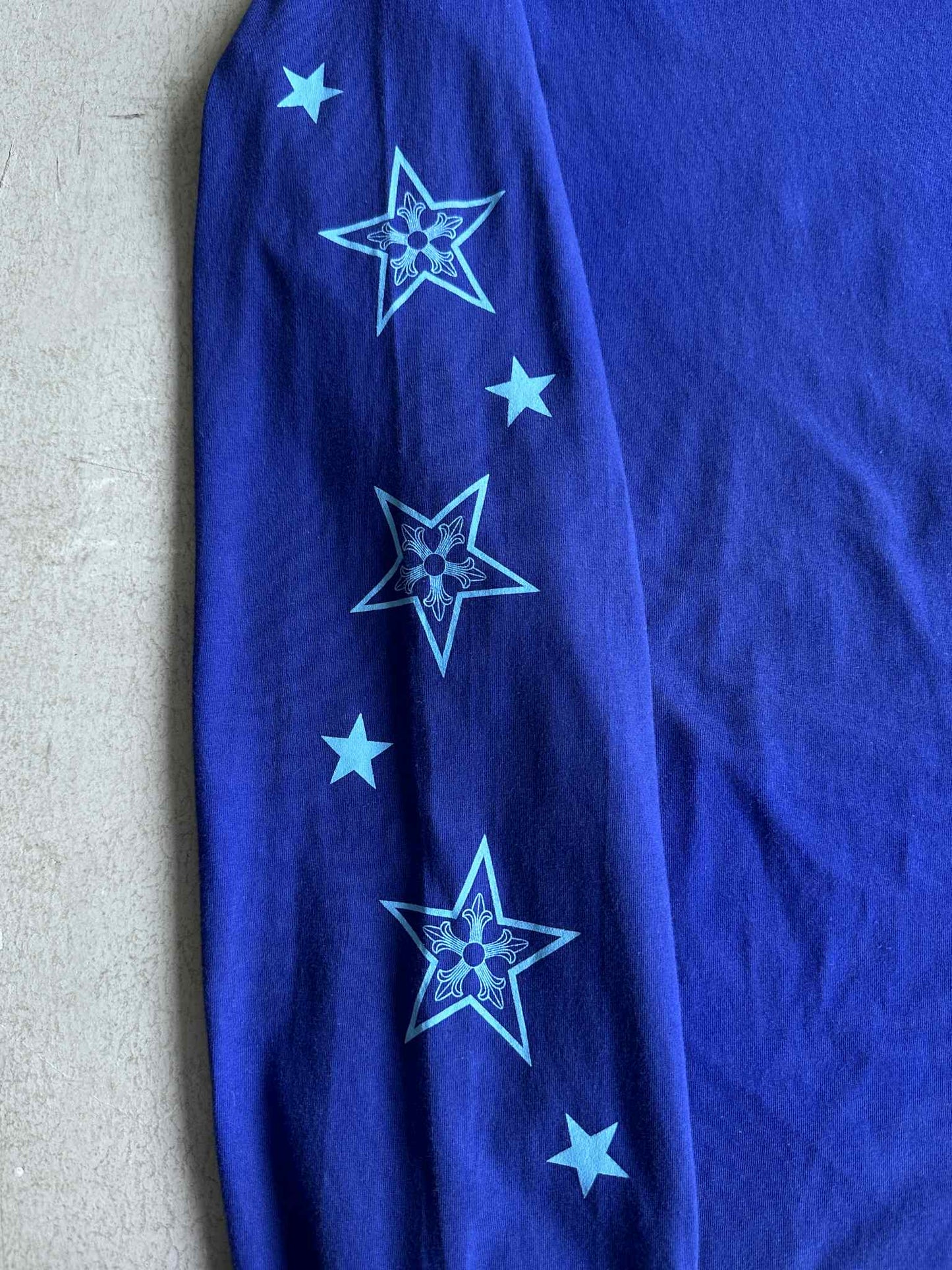 Chrome Hearts Star Longsleeve in Blue
