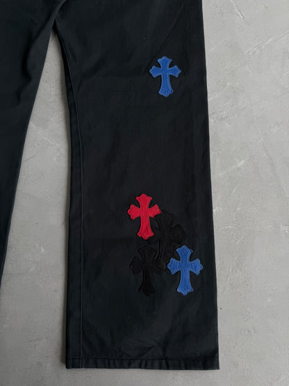 Chrome Hearts Spiderman Cross Patches Chino Pants