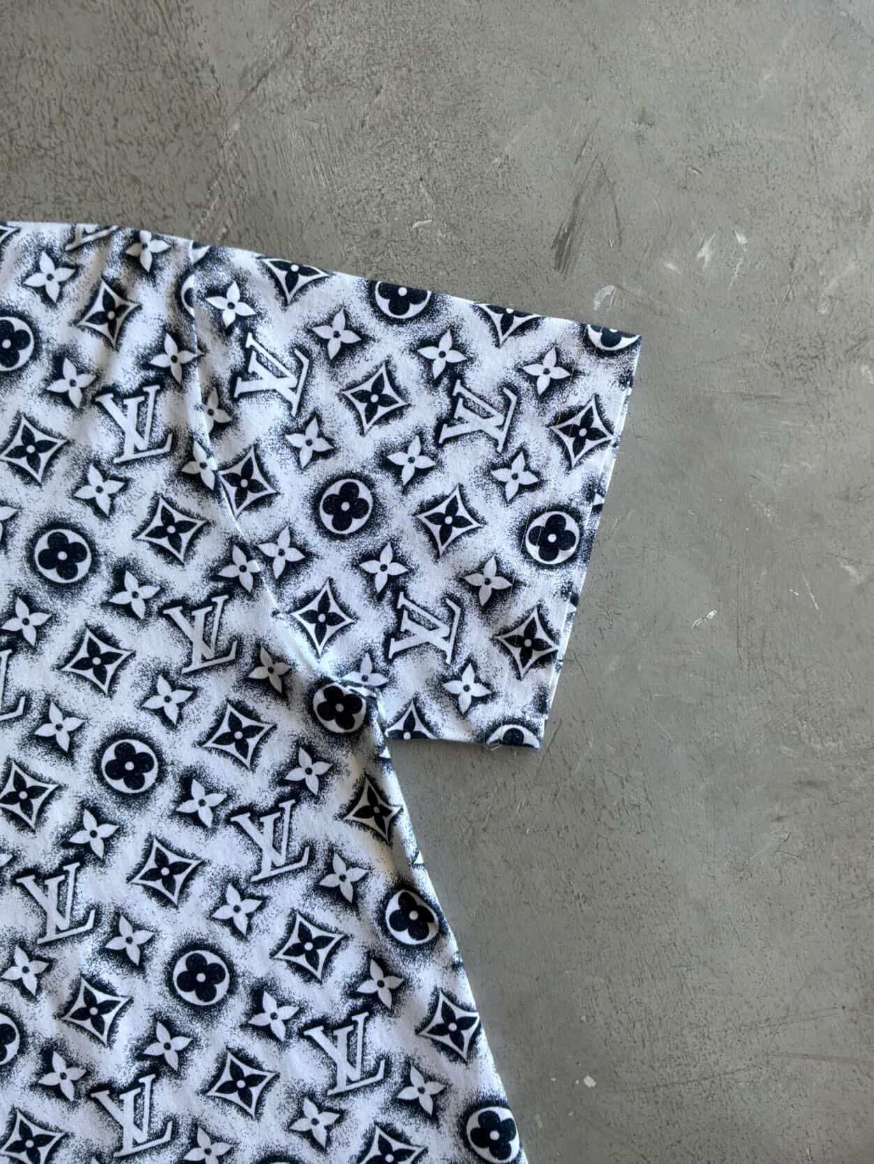 Louis Vuitton White Monogram Tee