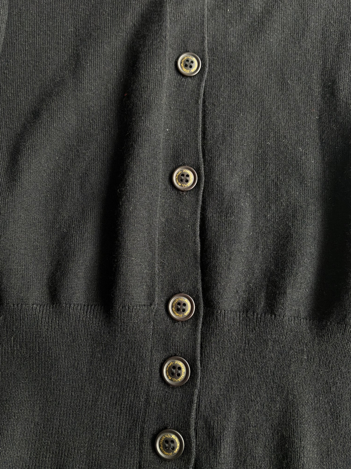 Vivienne Westwood Black Pink Wool Cardigan