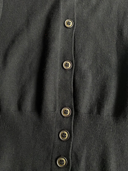 Vivienne Westwood Black Pink Wool Cardigan