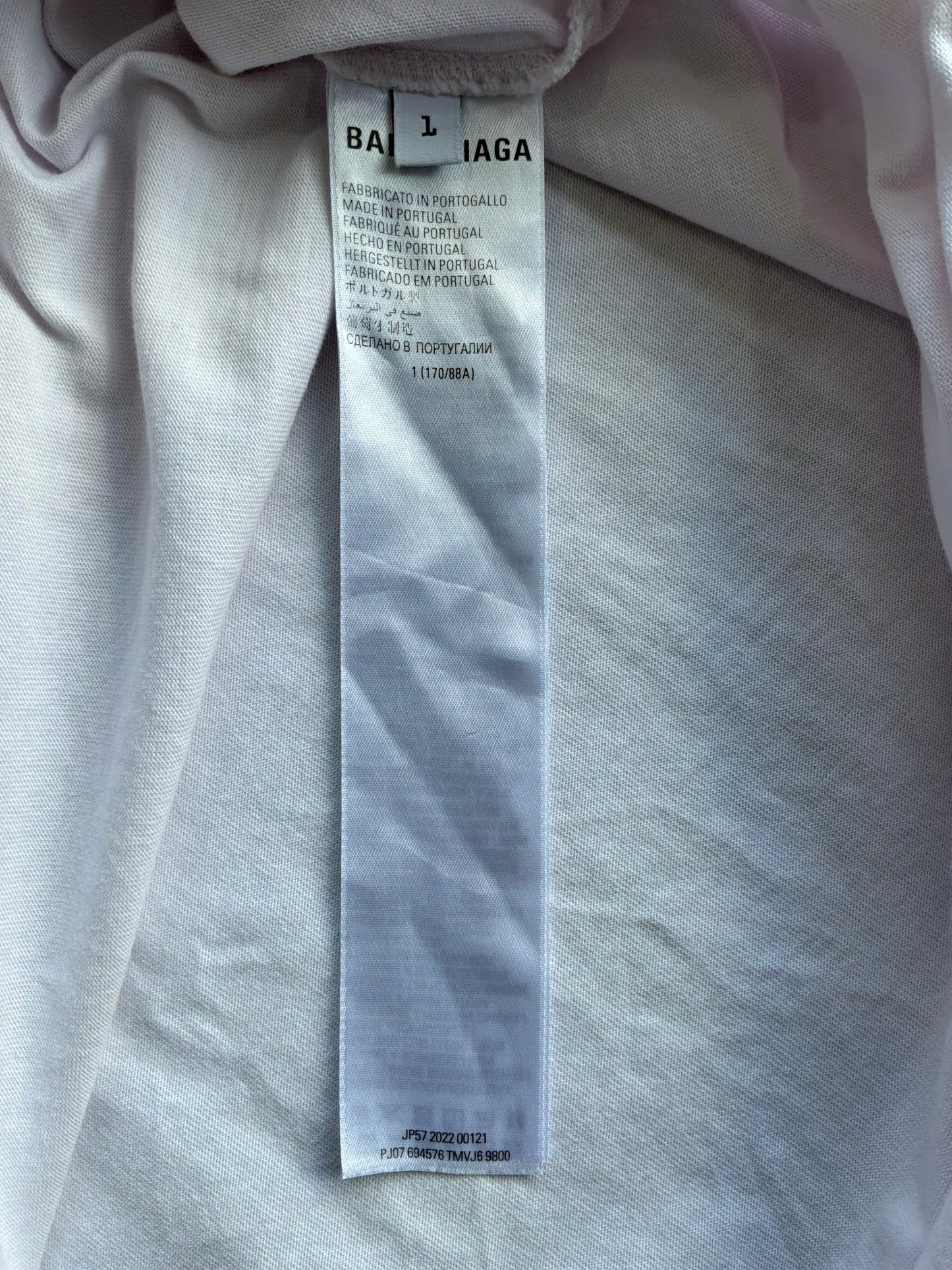 Balenciaga Strike Logo Mullet Tee