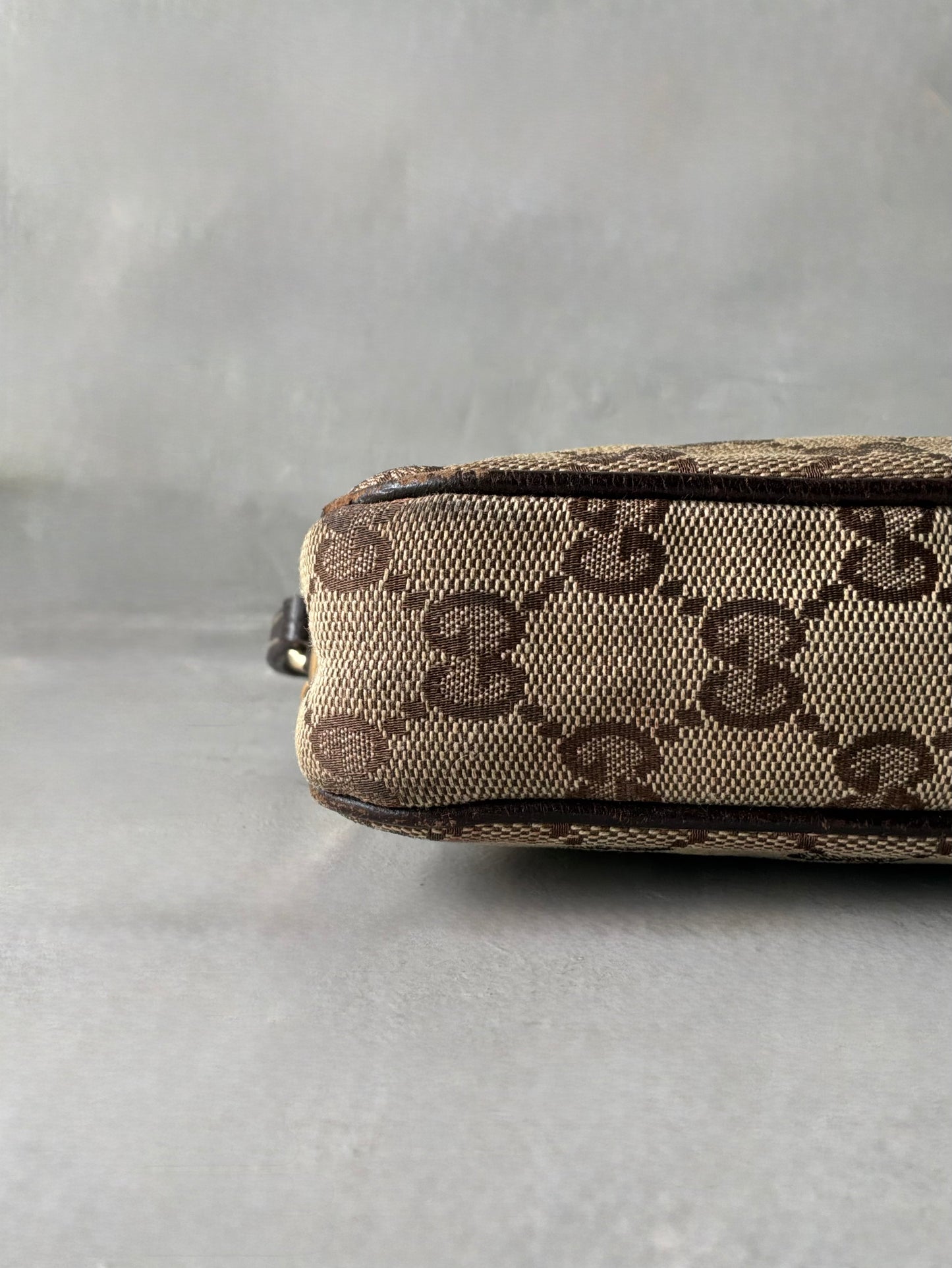 Gucci Brown Monogram Pochette