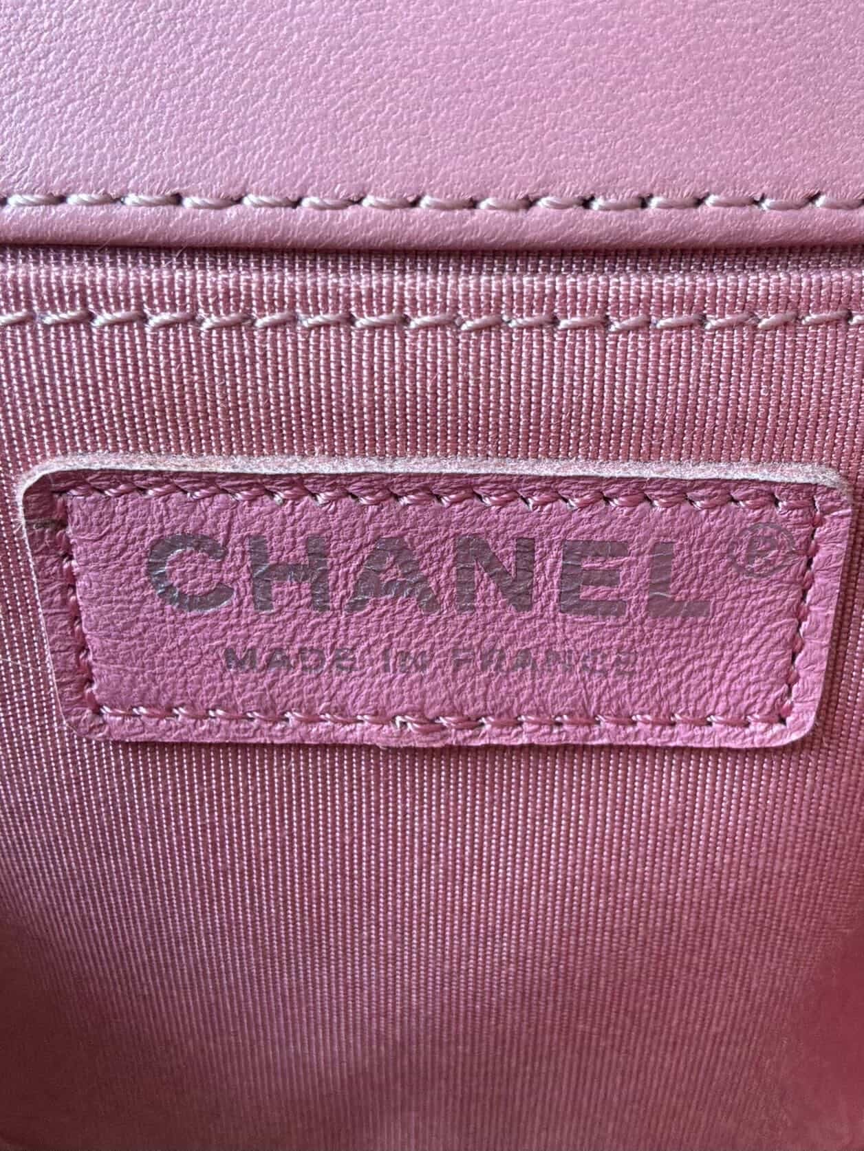 Chanel Light Pink Boy Bag