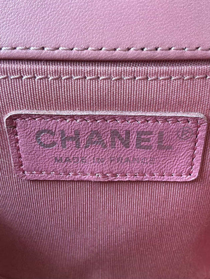 Chanel Light Pink Boy Bag