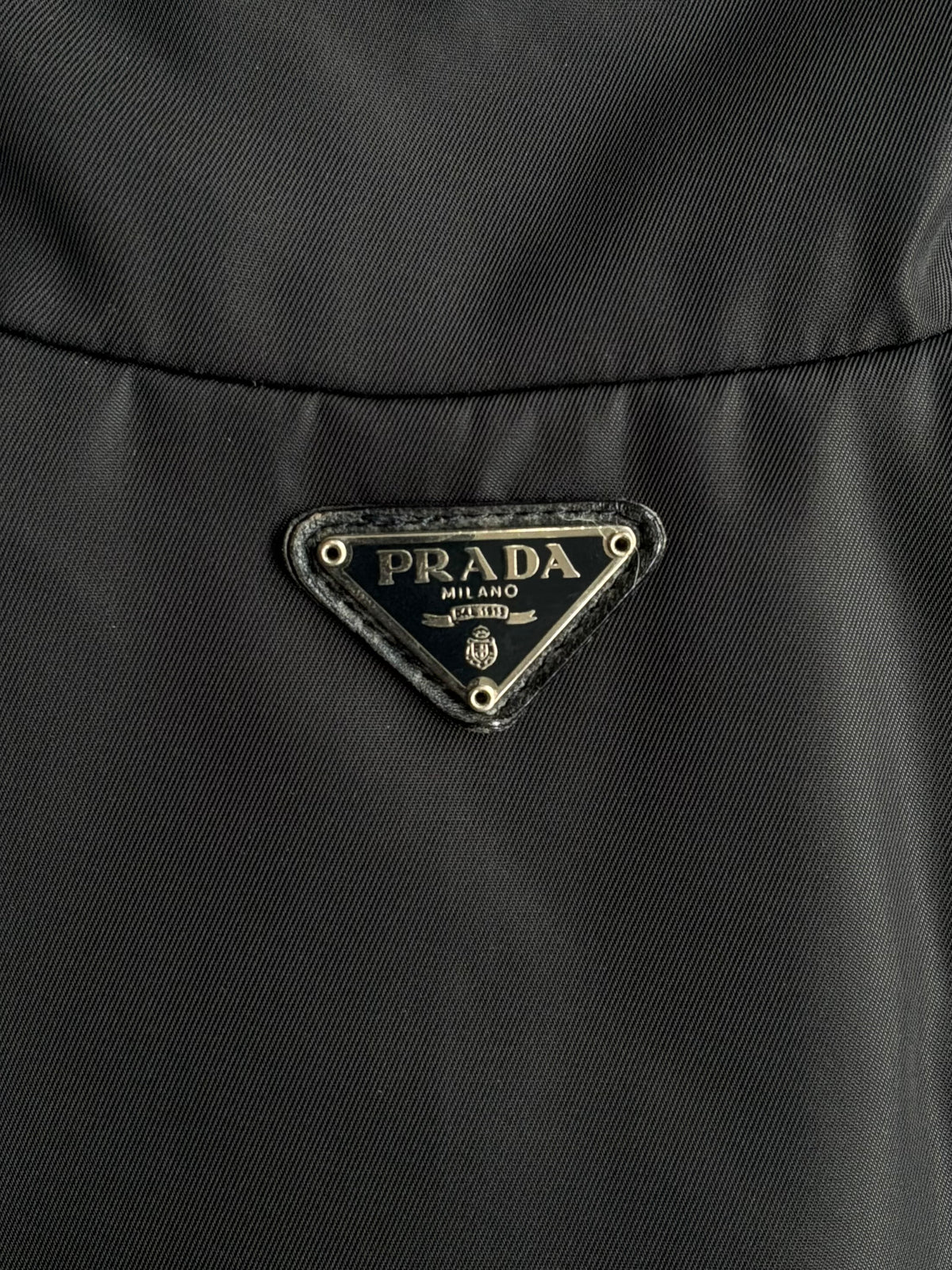 Prada Neck Back Plate Trench Coat