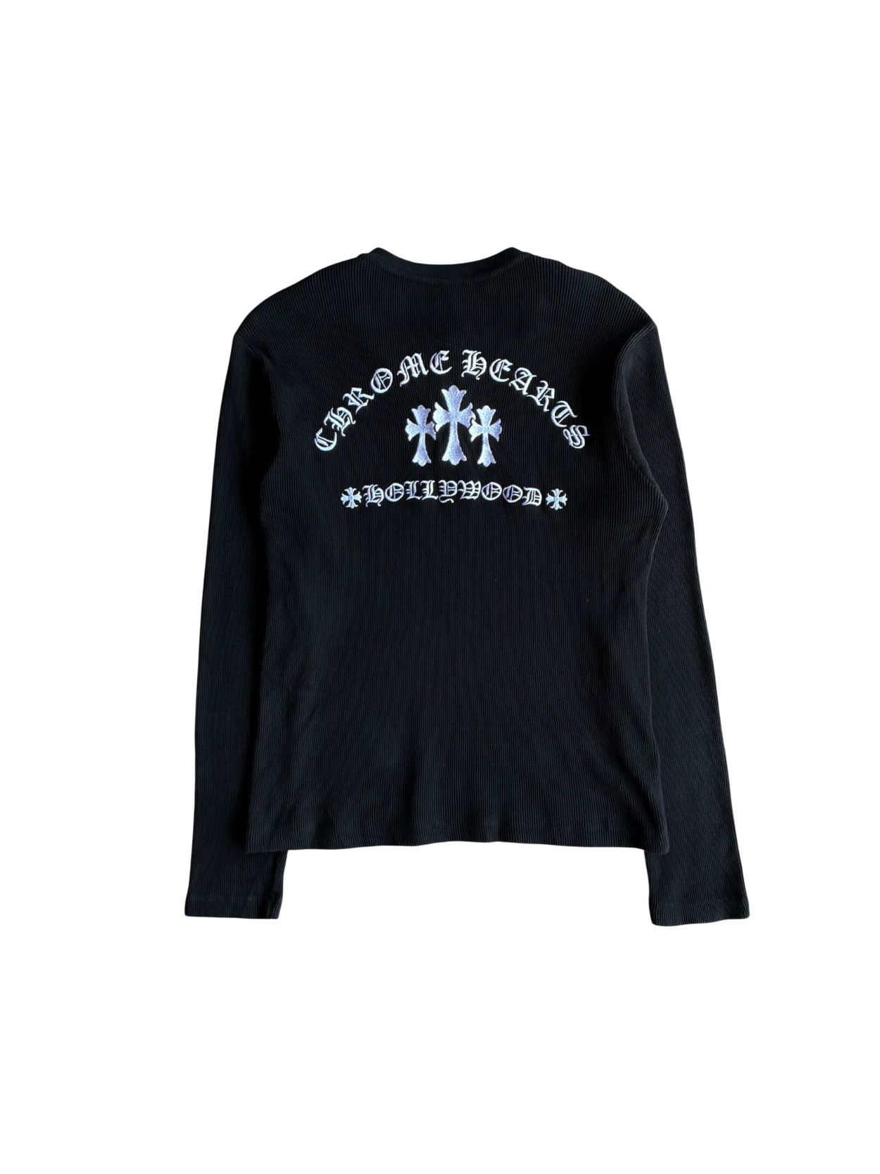 Chrome Hearts Thermal Henley Embroidered Longsleeves