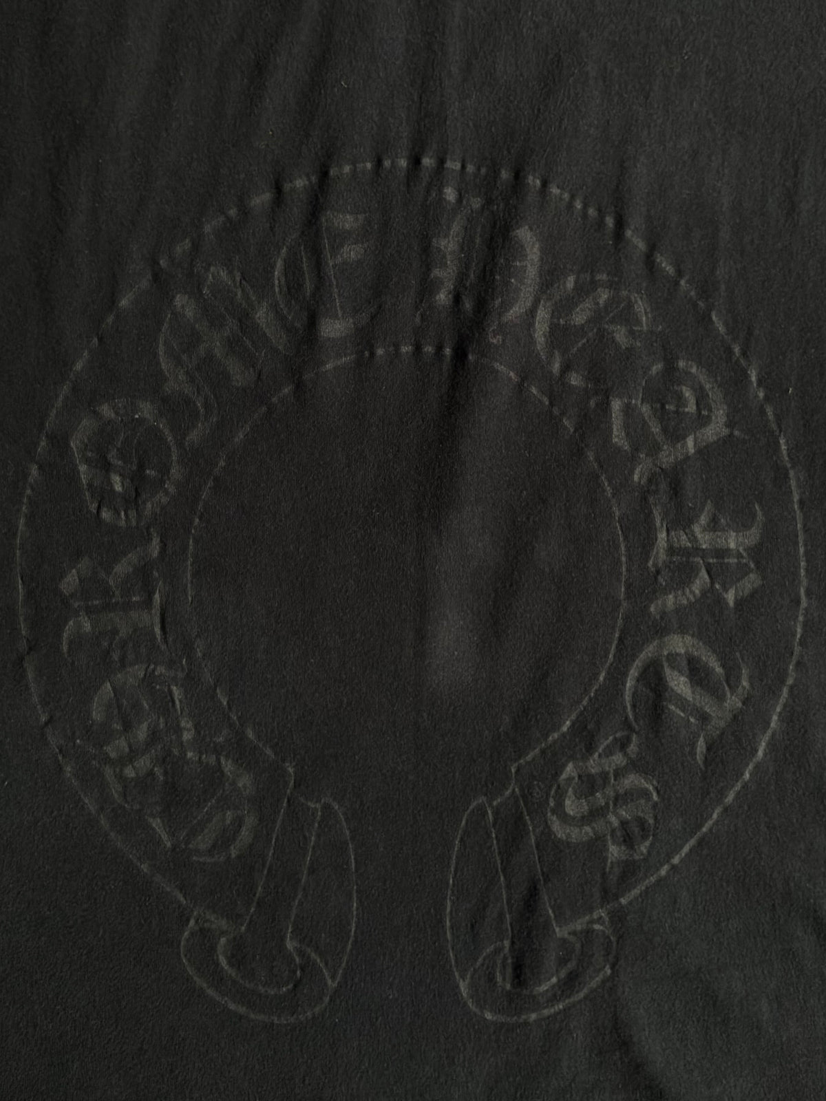 Chrome Hearts Black Tonal Horseshoe Tee