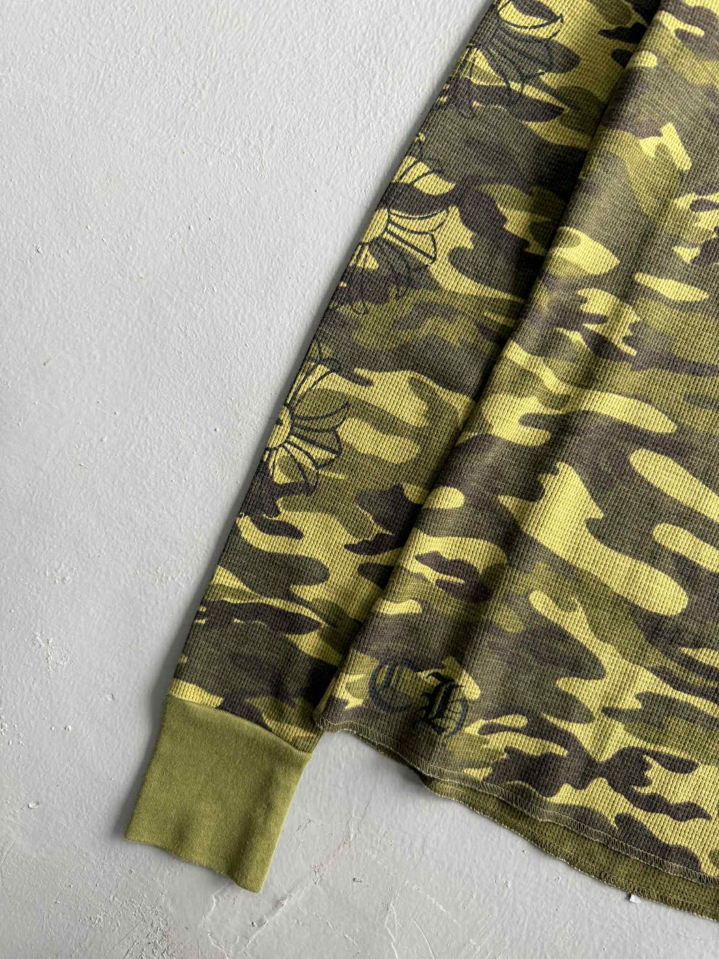 Womens Chrome Hearts Thermal Camouflage Longsleeves