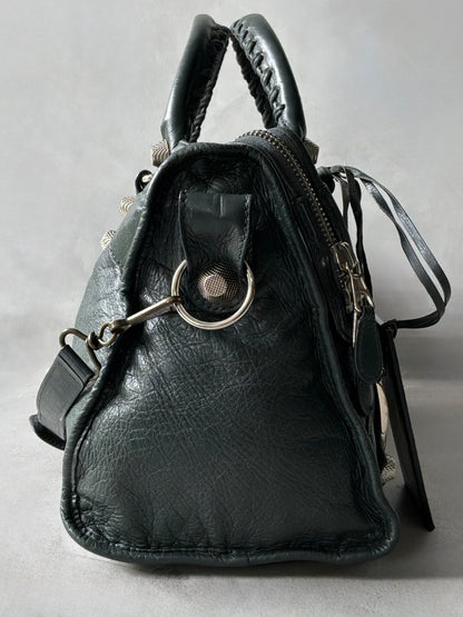 Balenciaga Part Time Dark Green Giant 21 Lambskin Bag