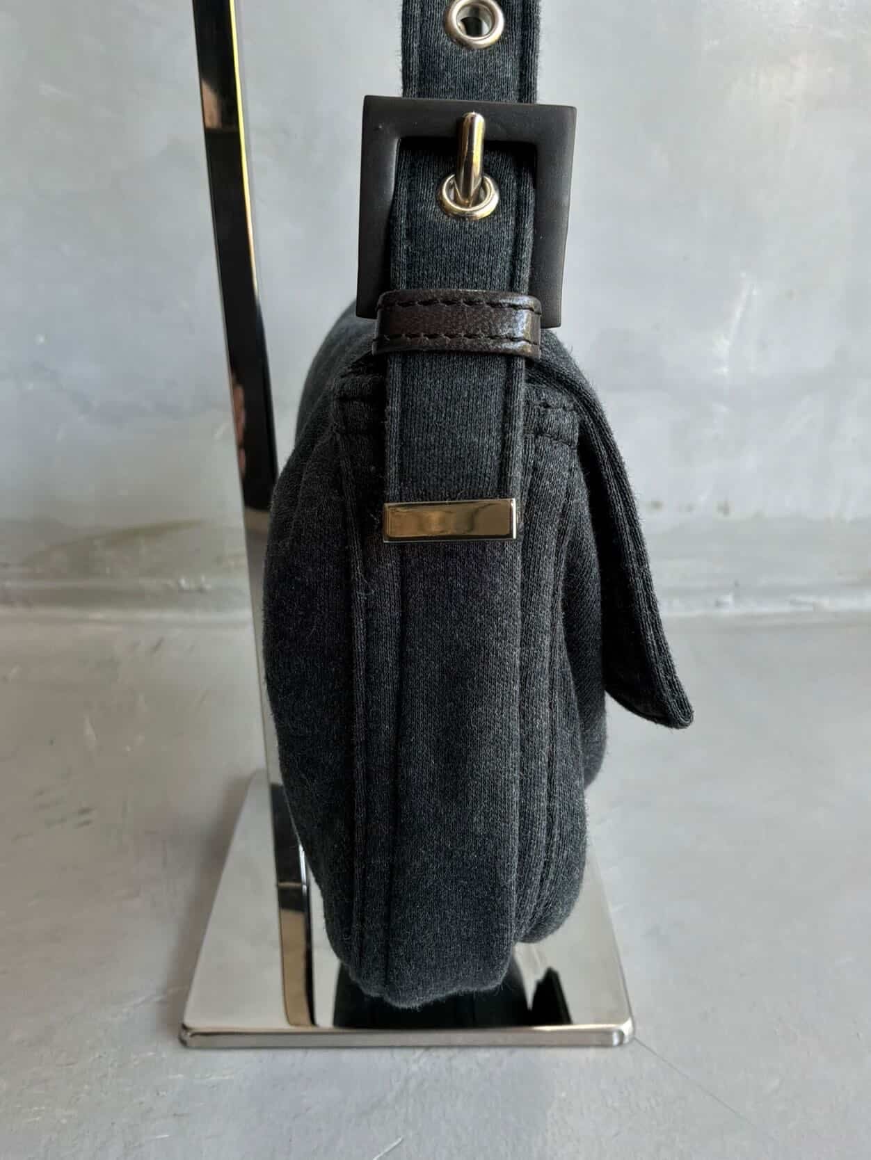 2000s Fendi Wool Baguette Bag
